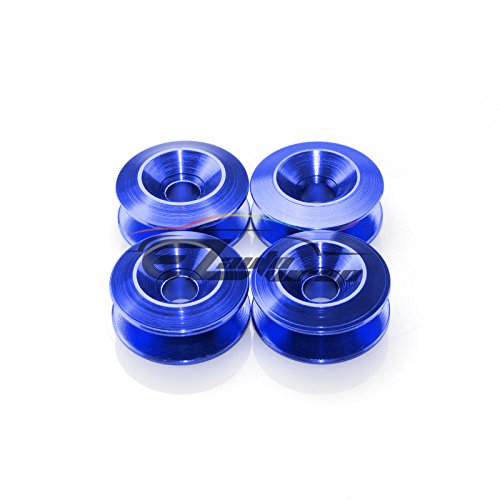 Blue Bumper Quick Release Fasteners for Car Bumpers Trunk Fender Hatch Lids Kit - color: BLUE