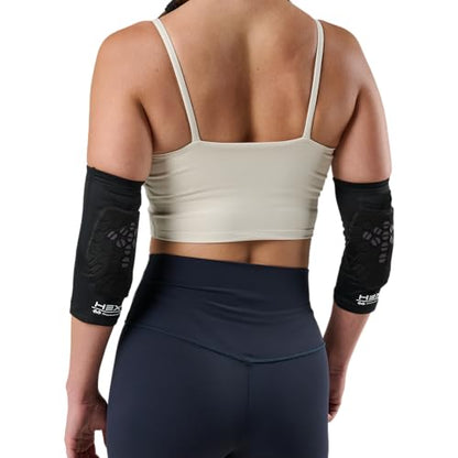 McDavid HEX Viz Knee / Elbow Pad Pair Black/Grey XL - color: NEW Black, size: X-Large