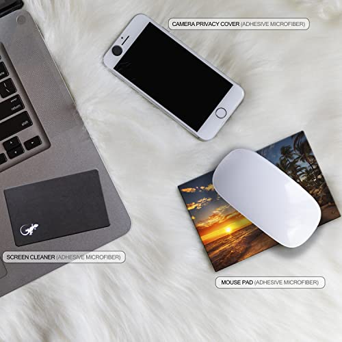 Adhesive Mouse Pad - Peel and Sticks to Any Surface - Travel Mouse Pad, Sticky for Any Surface - Excellent Tracking - Beach Sunset - color: BEACH - SUNSET