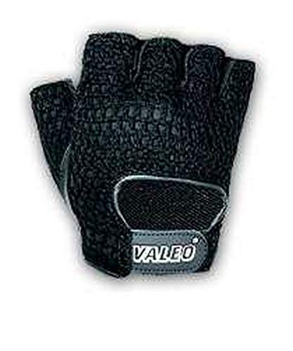 Valeo VA4575XL Fingerless Lifting Glove, Capacity, Volume, Cotton, X-Large, Black (Pack of 3)
