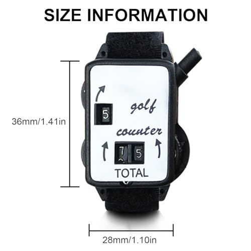 Golfs Strokes Counter Watch Manual Dials Indicators Wristband Strokes Training Accessory Enduring Score