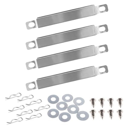 Universal Adjustable Carryover Tubes for Charbroil, Kenmore and Others Most Gas Grill, 4-Pack Crossover Tubes for Charbroil Grill Replacement Parts