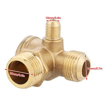 Air Compressor Check Valve, Husky Air Compressor Parts, Rolair Compressors Parts, 0.8x0.7x0.4 In