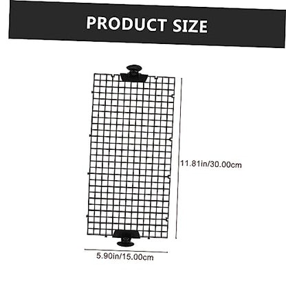 ibasenice 1set Fish Tank Divider High-Transparency Aquarium Separation Tool Suction Cups Fish Breeding Isolation Board for Water Permeability and Easy Installation