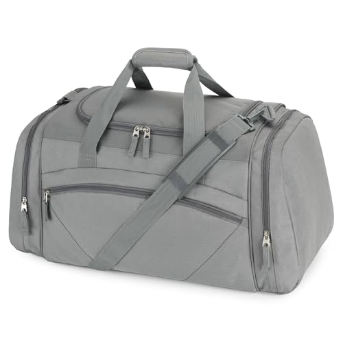 Uarition Mens Gym Bag, 55L Large Sports Duffle Bags, Dark Grey - color: Dark Grey