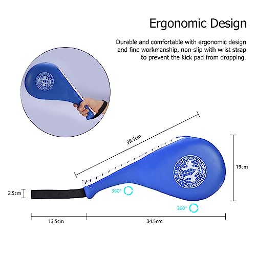 Taekwondo Kick Pads, Striking Karate Martial Arts Training Target Pad, Taekwondo Double Kick Train Strike Pads Target Tae Kwon Do Karate Kickboxing