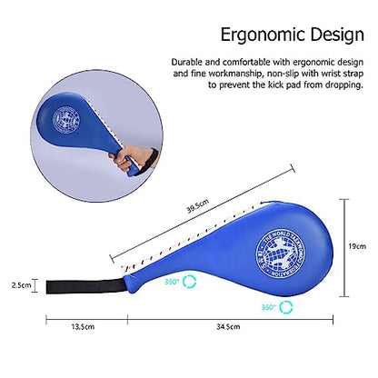 Kickboxing Pad, Taekwondo Double Kick Train Strike Pad Target Tae Kwon Do Karate Kickboxing for Kids Youth Adult