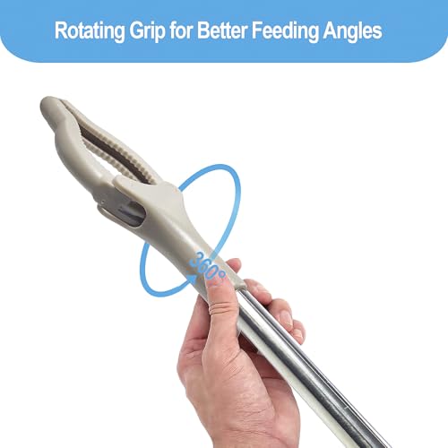 Snake Feeding Tongs, 16 Inch Reptile Feeding Tongs, Ball Python Accessories, Extra Long Large Tweezers for Boa, Kingsnake, Hognose Snake, Corn Snake, Terrarium Supplies for Snake