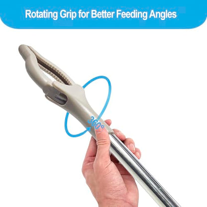 Snake Feeding Tongs, 16 Inch Reptile Feeding Tongs, Ball Python Accessories, Extra Long Large Tweezers for Boa, Kingsnake, Hognose Snake, Corn Snake, Terrarium Supplies for Snake