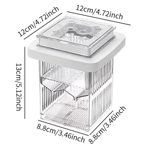 Gupy Breeder Box Acclimation Case Reconcilable Aquarium Delivers Fishing Tank Parts Fish Tank Breeder for Home Use, White - color: White