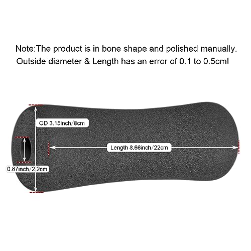 Sponge Foam Foot Pad Roller Pair, Used for Replacing Gym Exercise Equipment, Suitable for 1-inch Rod (Foam 8.66" X 3.15" Od X 0.87" Id) - color: Foam 8.66" X 3.15" Od X 0.87" Id