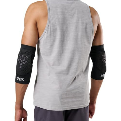 McDavid HEX Viz knee/Elbow Pad Pair Black/Grey XS - color: NEW Black, size: X-Small