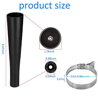 Baseball Softball Batting Tee Topper Replacement Rubber Holder for Tee Ball Stand Hitting Tee and t Ball tee Pack of 2 with 2 Hose Clamps