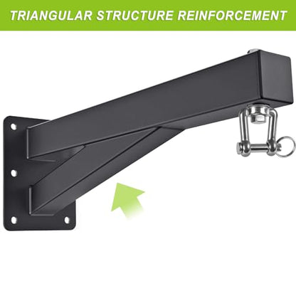 SELEWARE Wall Mount Heavy Bag Hanger Heavy Duty Punching Bag Hanger - color: 17" Heavy Bag Hanger