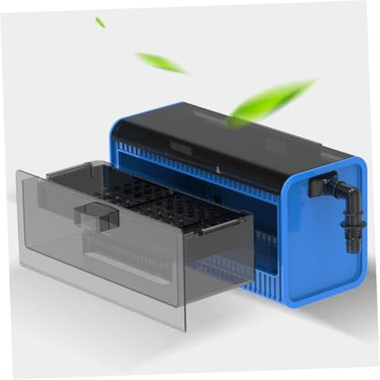 Kisangel Box Fish Tank Water Drip Box Efficient Filtration Cleaning Tool for Home Aquarium Easy to Use Wall-Mounted Design Suitable for Tank