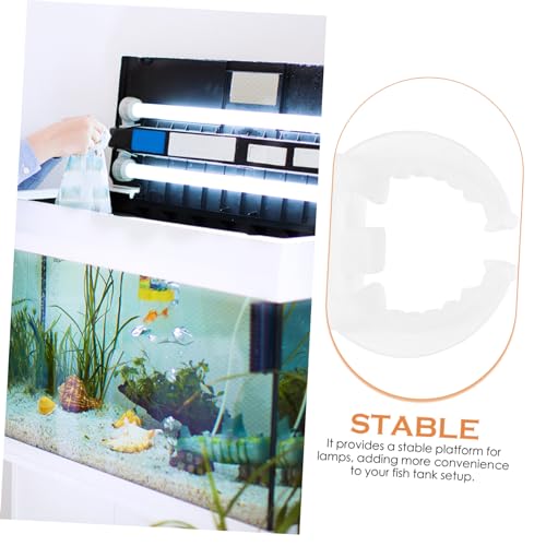 BESPORTBLE 2sets Aquarium Suction Cup Light Holder Fish Tank Lamp Rack Silicone Base Strong Adhesive Easy Install for Aquarium Lamps 6pcs*2