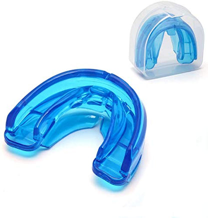 Coolrunner Double Braces Mouth Guard, Youth Mouth Guard Sports - color: Blue