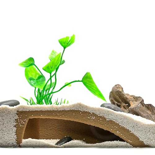Natural Aquarium Tunnel Cave | Shrimp Hide Cave (Black)