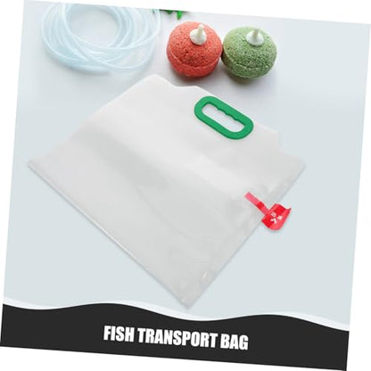 BESPORTBLE Reusable Oxygenated Fish Transport Bag for Live Fish Shipping Portable Design with Leakproof Seal for Aquaculture and Aquarium Use 4-Pack