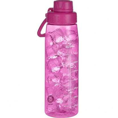32oz Clear Water Bottle - BPA-Free Tritan Plastic, Fast Flow Spout Lid, Wide Mouth & Leakproof Design Hiking Water Bottle Suitable for Travel, Outdoors, Gym, Travel, Home, School (Rose) - color: Rose