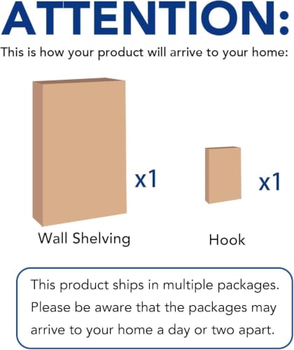 FLEXIMOUNTS 2-Pack Garage Shelving with Hooks, 2x6ft Storage Shelves, White - color: White, size: 2 pack-2x6 ft w/hooks
