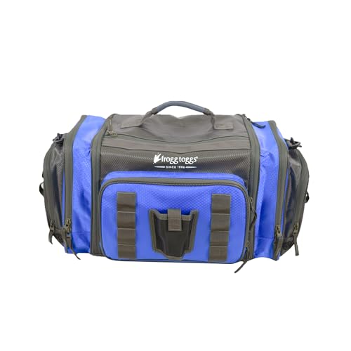 FROGG TOGGS Heavy Duty Fishing Tackle Duffle Bag, Blue, 3600