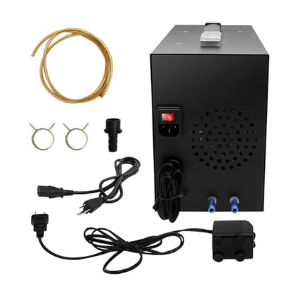 Aquarium Cooling Machine, 200W Fish Tank Cooling System, Aquarium Water Chiller -58~230°F Adjustable Temp Fit 0.315in Water Pipe For 15.85-Gallon Fish Tank, Freshwater Tank, Water Plant Tank