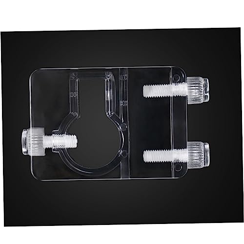 NOLITOY 3pcs Acrylic Aquarium Water Clamp Holder Fish Tank Fixed Pipe (Size s 5-20mm)