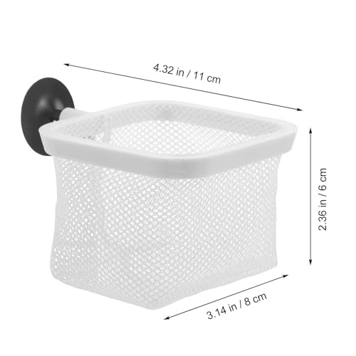 WOONEKY Fine Mesh Fish Tank Isolation Net Cups Hatching Holder for Small Fish Breeding and Spawning Aquariums Easy to Install and Clean