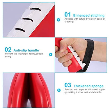 Taekwondo Kick Pad, Flexible Kickboxing Striking Target Pads for Kids Youth Adult