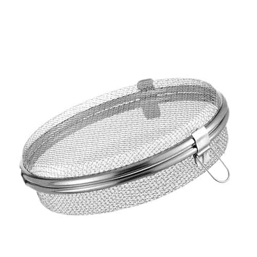 Food Drying Fish Net – Stainless Steel Mesh Rack, Round Hanging Dry Nets | Foldable Multi Layer Air Drying Baskets, Breathable Fly Proof Organizers for Fish, Fruits, Herbs, Vegetables and Outdoor