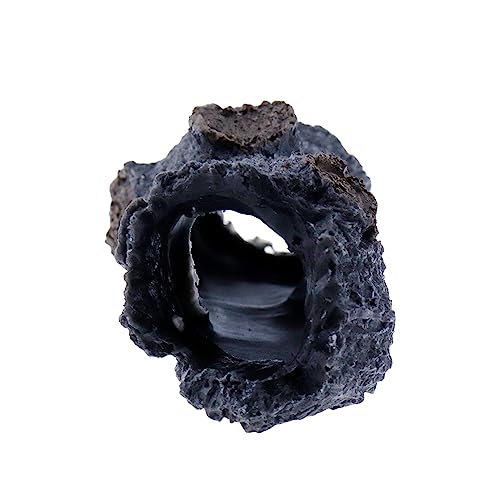 Wealrit Resin Tree Stump, Hollow Log, Aquarium Landscape Decoration, Caves and Hides for Fish