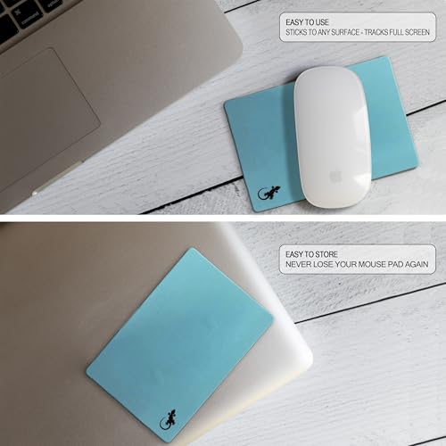 Mouse Pad Adhesive Travel (Blue) - color: BLUE