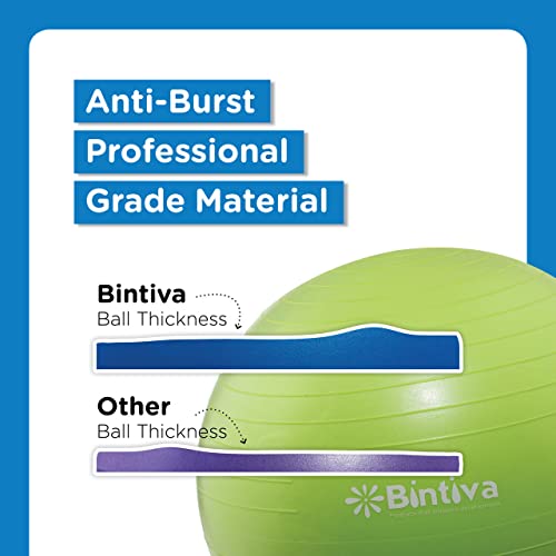 bintiva Exercise Ball - color: Red, size: S (50-55cm)