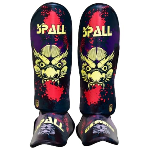 Muay Thai Guards Shin Guards for Kickboxing Martial Arts Kicking BJJ Boxing Equipment MMA Training and Sparring Leg Guard with Instep Protection Pads - color: Green, size: Small