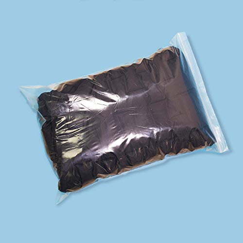 100 Count - 14"x20" 2 Gallon Zip Plastic Poly Bags for Clothing - size: 14" x 20"