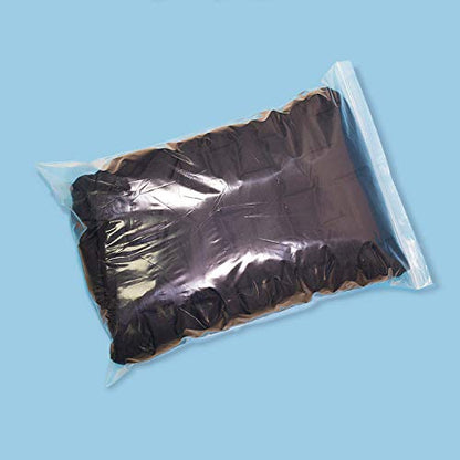 100 Count - 14"x20" 2 Gallon Zip Plastic Poly Bags for Clothing - size: 14" x 20"