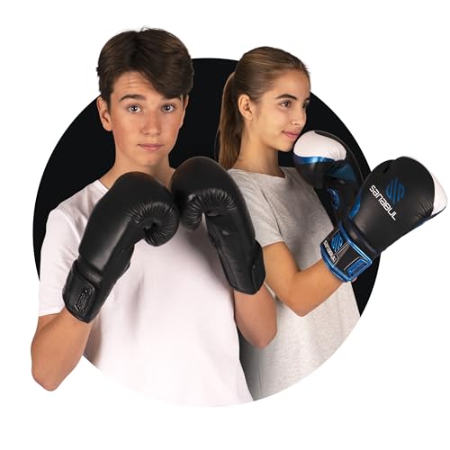 Sanabul Essential Gel Boxing Gloves for Men & Women, Kickboxing MMA, Muay Thai Gloves and Heavy Bag Training Punching & Sparring - color: AllBlack, size: 8 oz