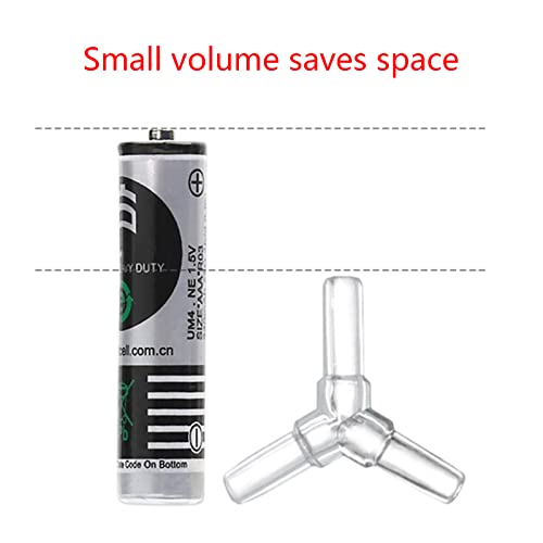 3 Way Y Shaped Tubing Connector Hose Fitting Equal Barbed Connector Tubing Splitter Adapters Fishtank