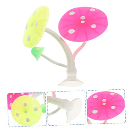 VICASKY Betta Fish Leaf Hammock Silicone Resting Bed for Betta Fish and Spawning Lightweight Floating Leaf Accessory for Aquatic Habitat