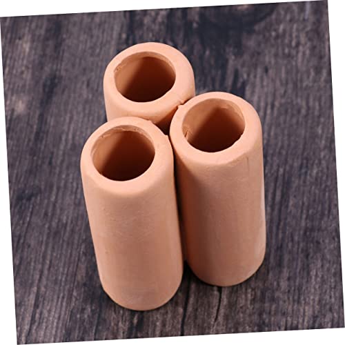 MERRYHAPY Aquarium Decor Ceramic Shrimp House Moss Tube Mineral Tube Plant Pot for Fish Tank