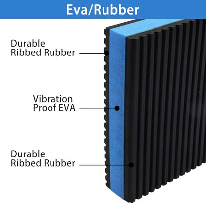 4 Pack 4"x4"x7/8" Rubber Anti Vibration Pads for Washing Machine, Heavy Duty EVA Mechanical Vibration Isolation Pads for Washer, Dryer, Treadmill, Dryer Air Conditioner - size: 4" x 4" x 7/8"