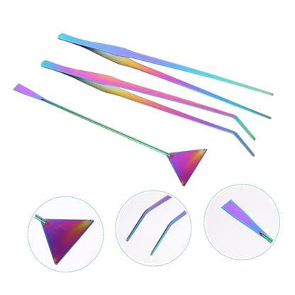 SUPVOX 3pcs Aquarium Cleaning Tools Set Tweezers Spatula Kit for Fish Tank Plant Maintenance Gravel Cleaning