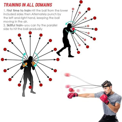 Kids Headband Reflex Ball Compact, Improve Reaction Speed, Build Dexterity