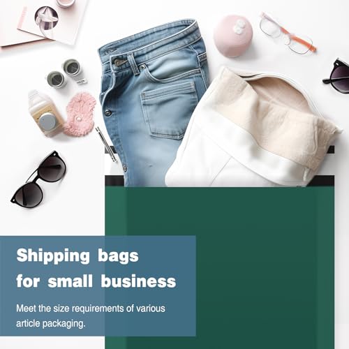 Poly Mailers 14.5x19 Inch 100pcs Shipping Bags Ultramarine Green Shipping Envelopes Self Seal Mailers Bags Waterproof and Tear-Proof Packaging Bags