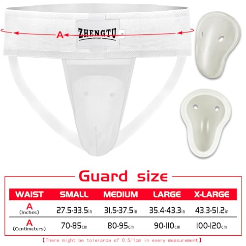 Groin Protector Cup Men, Boys Youth - color: White, size: Large