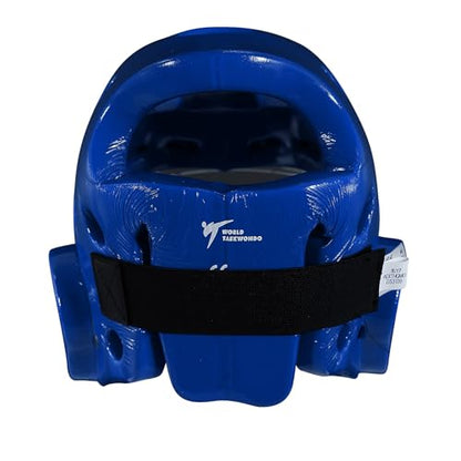 adidas Martial Arts Taekwondo Headgear with Face Shield - color: Blue, size: X-Large