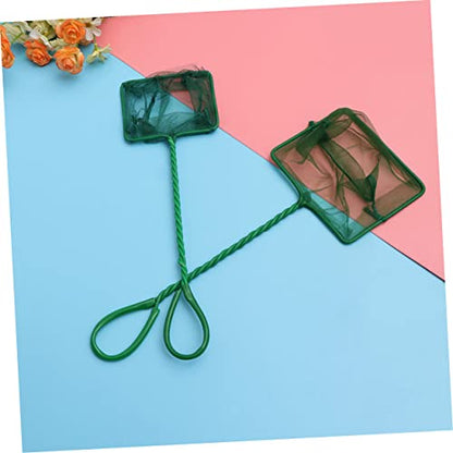 Toddmomy Fish Net Liquid Fishing Net Traps Goldfish Decor Article Automatic Water Pour Bait Fishnets Lid Skimmer - size: 46.4X19.5CM