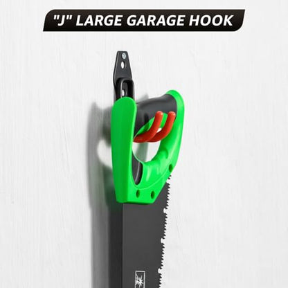 Heavy Duty Garage Hooks for Storage & Hanging Items, 40-Pack - color: 40-Pack Set Orange