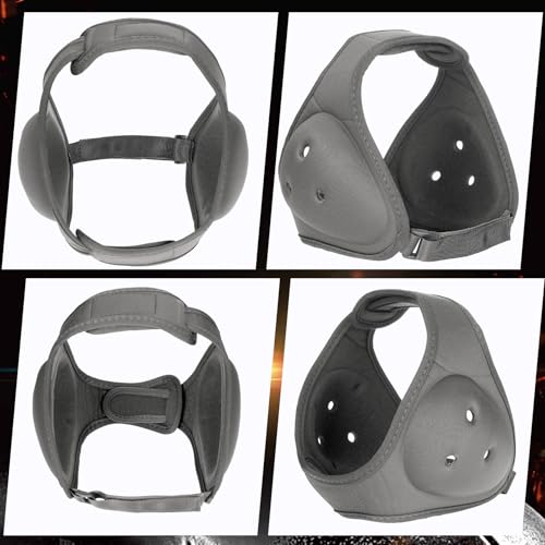 Jerify 2 Pcs Wrestling Headgear for Kid Youth, Grey - color: Grey